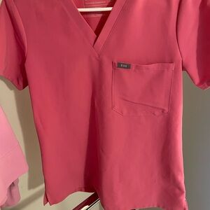 Figs Pink Short Sleeve Women's Tee